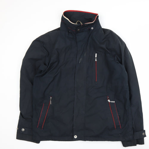 Lakeland Men’s Blue L Lined Stand-Up Collar Zip Jacket