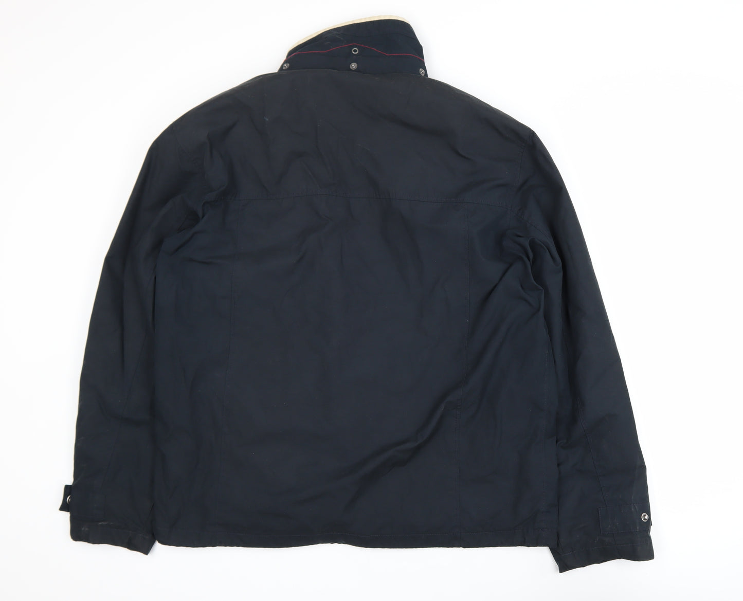 Lakeland Men’s Blue L Lined Stand-Up Collar Zip Jacket