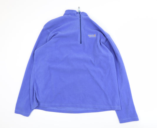 Regatta Women’s Blue Fleece 1/4 Zip Pullover Sweatshirt UK 20