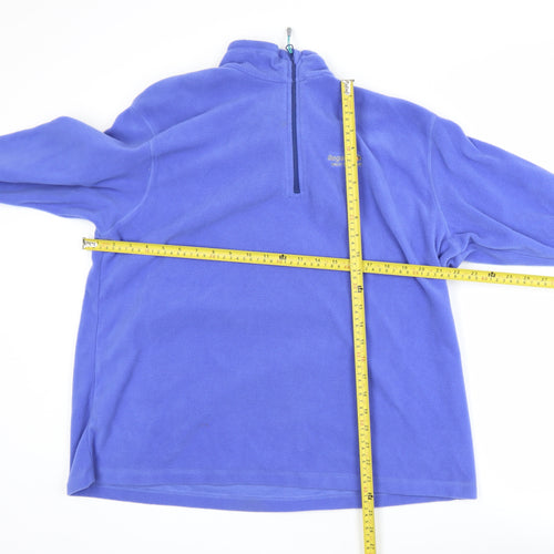 Regatta Women’s Blue Fleece 1/4 Zip Pullover Sweatshirt UK 20