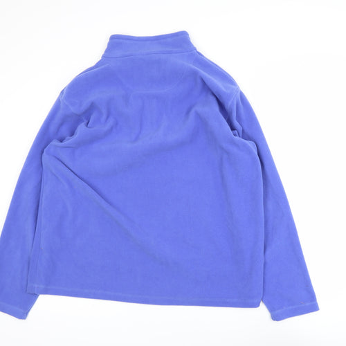 Regatta Women’s Blue Fleece 1/4 Zip Pullover Sweatshirt UK 20