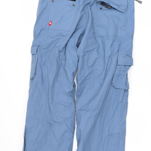 Trespass Men's Blue Waterproof Cargo Trousers Size S