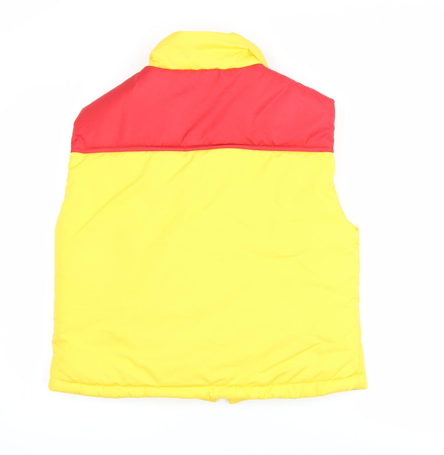 Reclaimed Vintage Men's Multicoloured Puffer Waistcoat S Retro Style