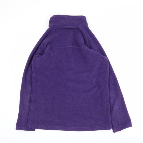 North Ridge Womens Purple Fleece 1/2 Zip Active Jacket UK 12