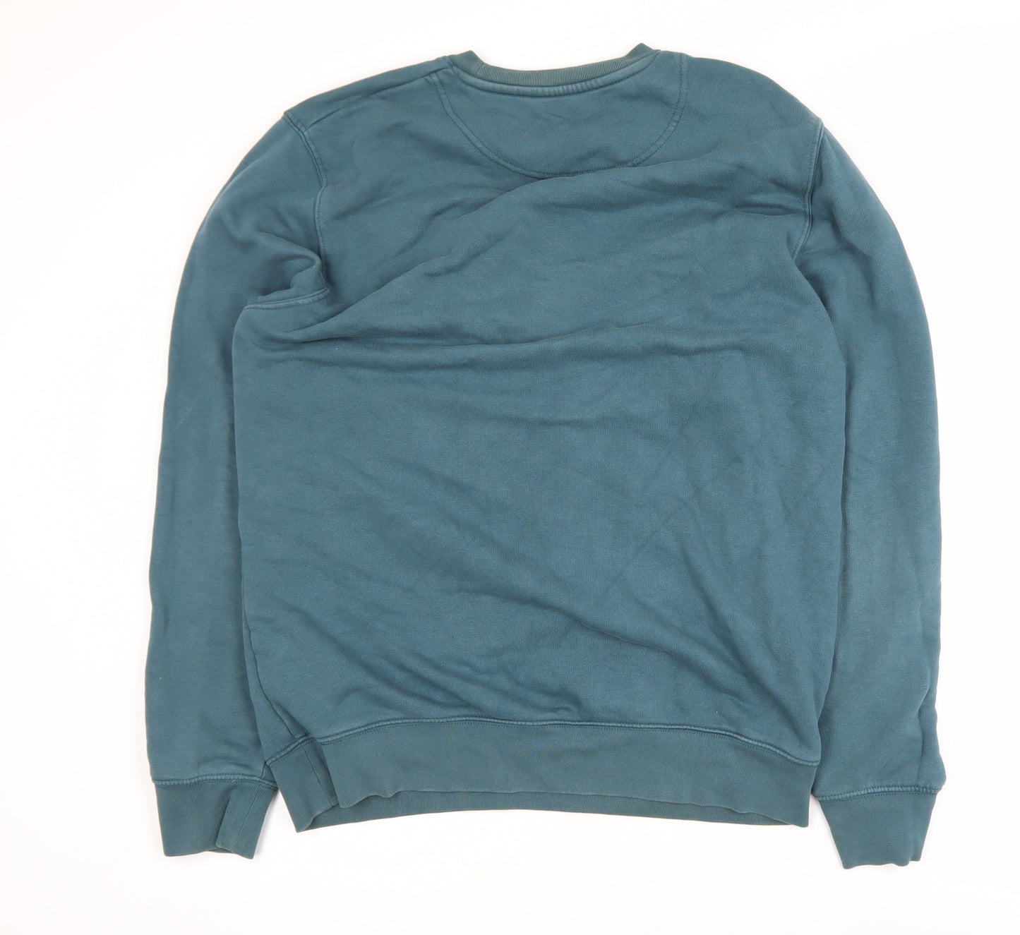 Stanley/Stella Men's Blue Pullover Sweatshirt L Crew Neck Graphic