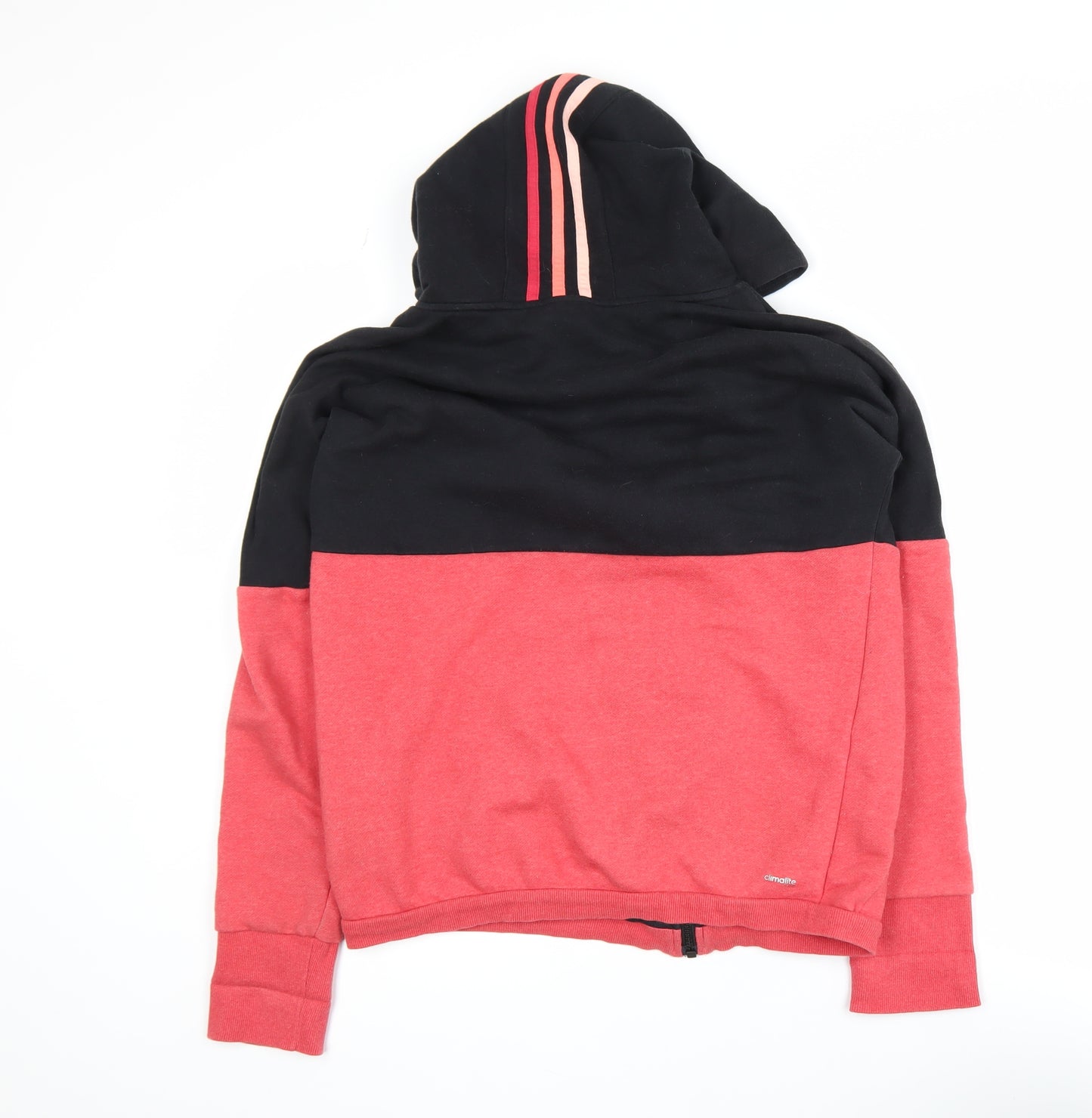 Adidas Women’s Red & Black Full Zip Track Jacket Size S 8-10