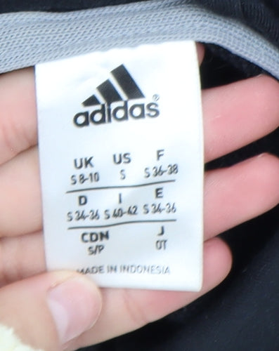 Adidas Women’s Red & Black Full Zip Track Jacket Size S 8-10