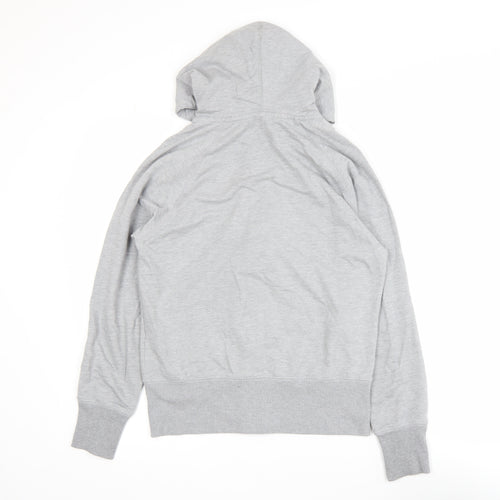 Disney Parks Grey Hooded Track Jacket Women's Size 10 Regular Fit