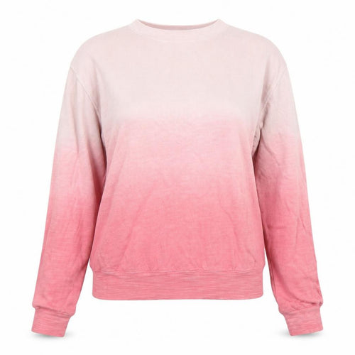 Marks and Spencer Womens Pink Ombre Cotton Sweatshirt XS