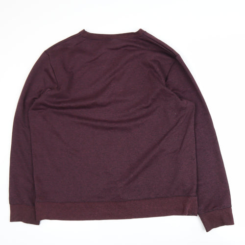 H&M Men’s Purple NYC Graphic Pullover Sweatshirt XL