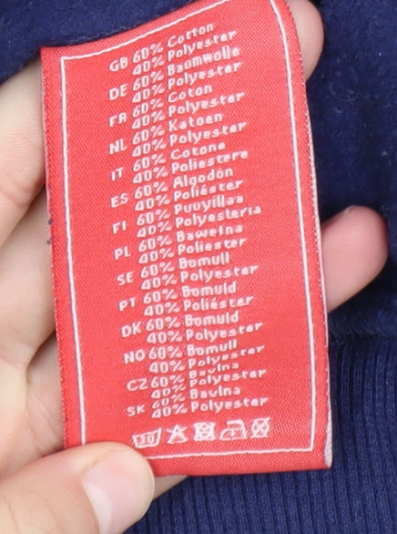 Mass Effect Men's Blue Graphic Pullover Sweatshirt Size M