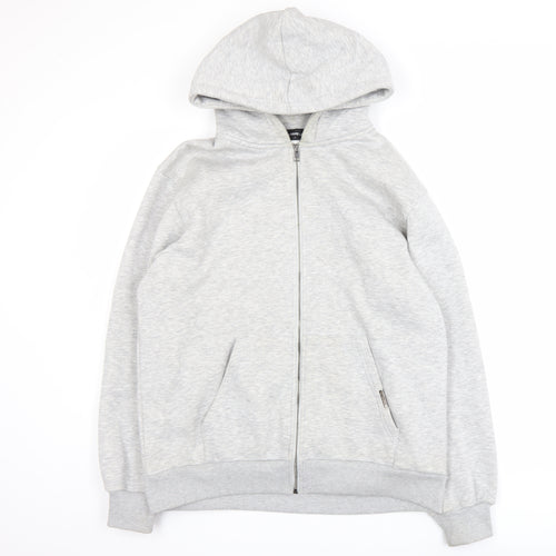 Closure LDN Men’s Grey Full Zip Hooded Track Jacket Size L