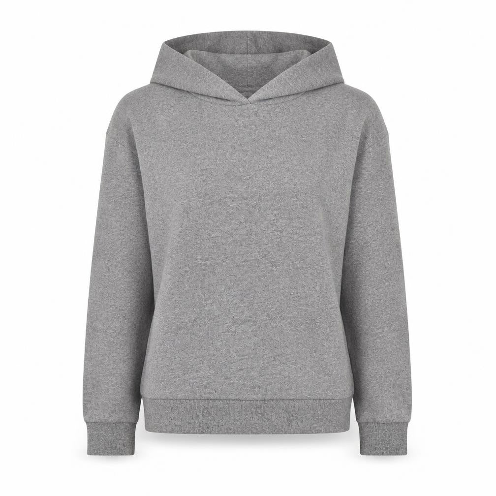 Front view of Falmer Heritage Women's Grey, size 12, Pullover Hoodie