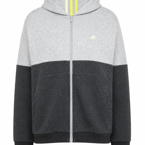 Adidas Womens Grey XS Track Jacket Hooded Full Zip Activewear