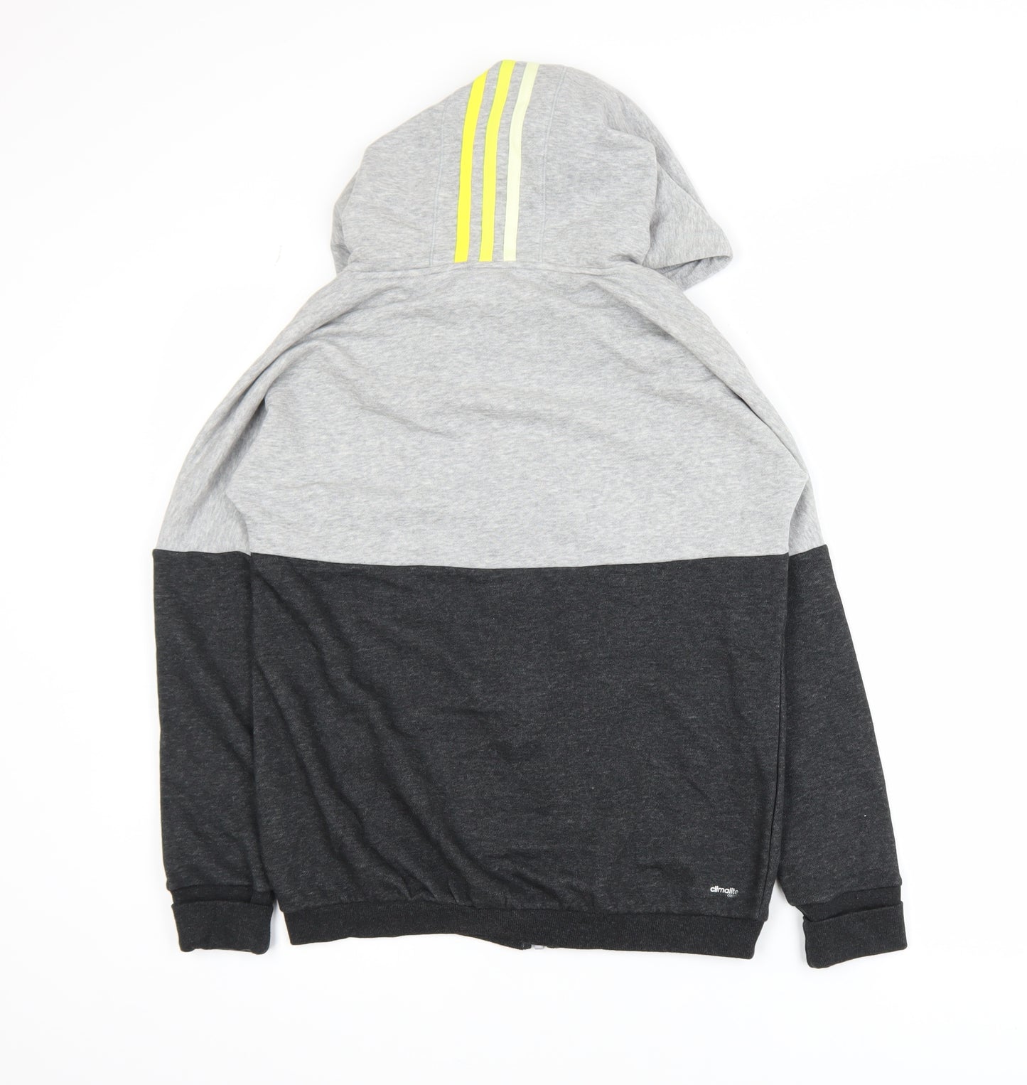 Adidas Womens Grey XS Track Jacket Hooded Full Zip Activewear