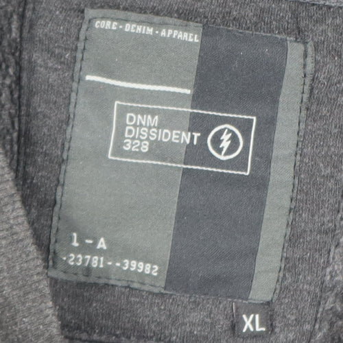 Dissident Men's Grey XL Pullover Sweatshirt Long Sleeve Crew Neck