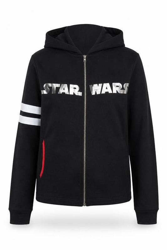 Disney Star Wars Women's Black XS Hooded Track Jacket