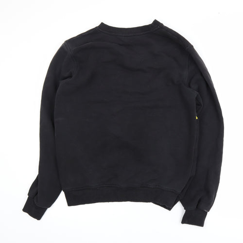 Dresden Men's Black Yellow Graphic Pullover Sweatshirt M