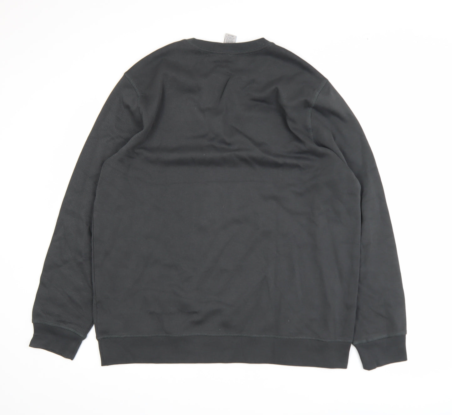 Hurley Men’s Black Crew Neck Pullover Sweatshirt L Regular Fit