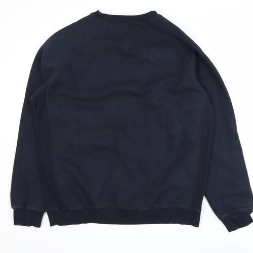 M&Co Men’s Navy Blue XL Crew Neck Pullover Sweatshirt