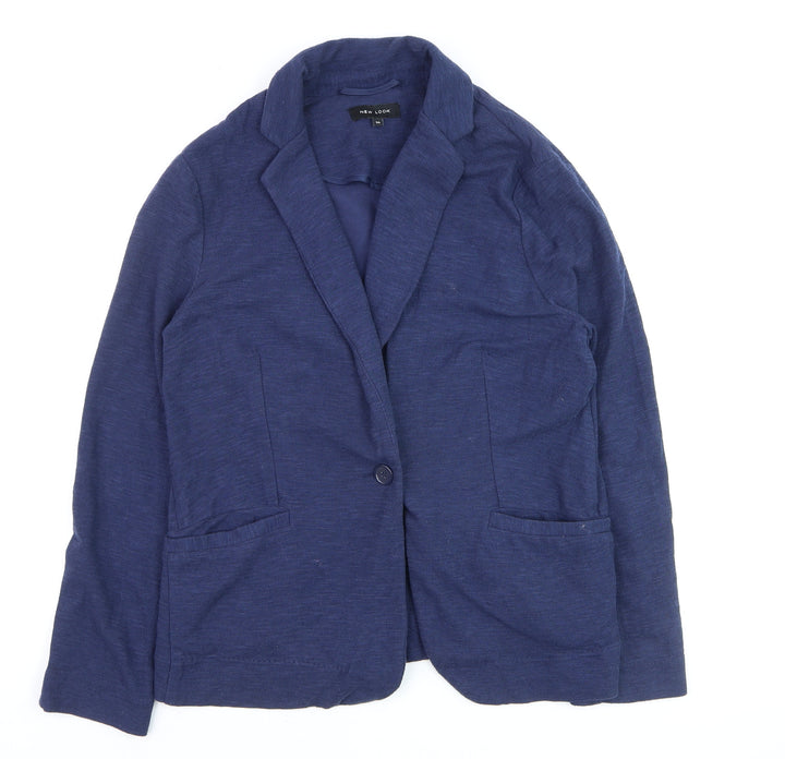 New Look Women's Blue Size 14 Blazer Jacket