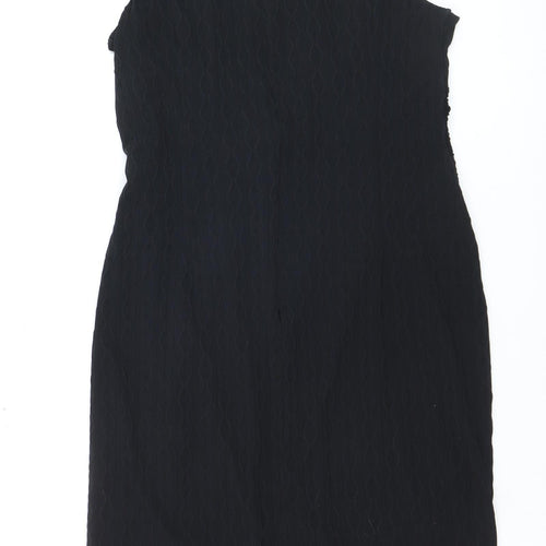 Marks and Spencer Women Black Size 16 Sheath Knee Length Dress