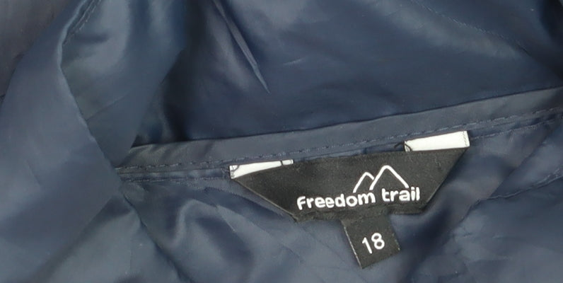 Freedom Trail Men's Navy Padded Waistcoat Gilet Size L Polyester