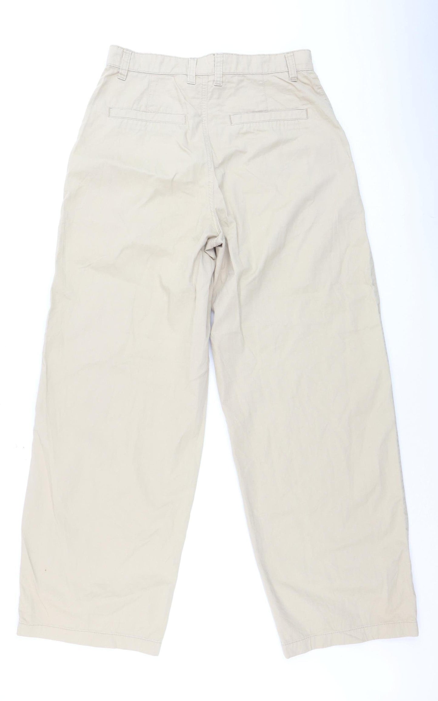 Mavi Men Beige Cargo Trousers M Cotton Blend Casual Relaxed Fit