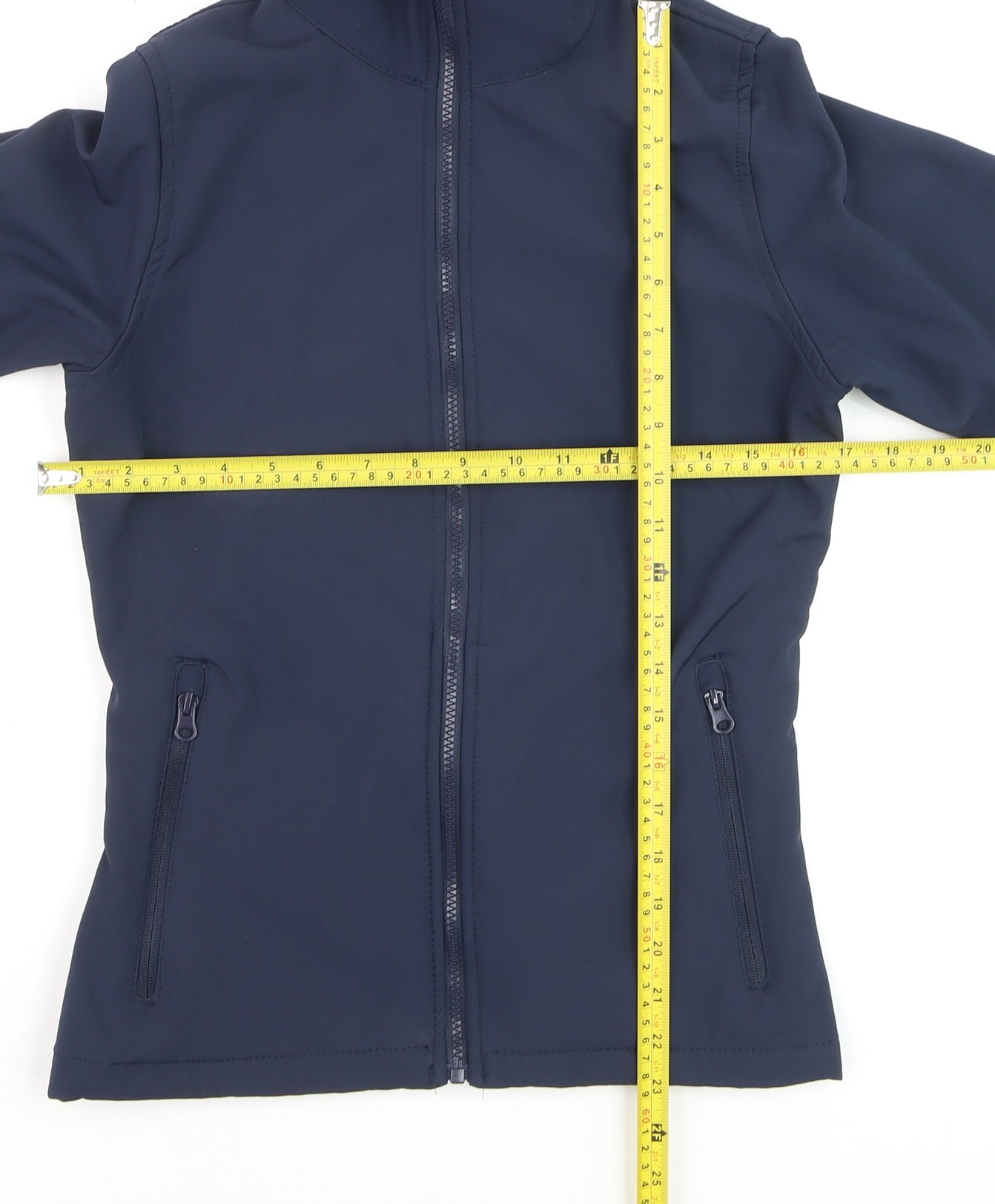 Regatta Women's Blue Softshell Jacket UK 12 Full Zip Outdoor Coat