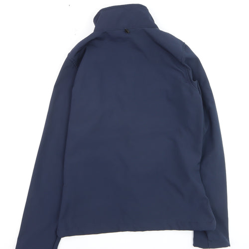 Regatta Women's Blue Softshell Jacket UK 12 Full Zip Outdoor Coat