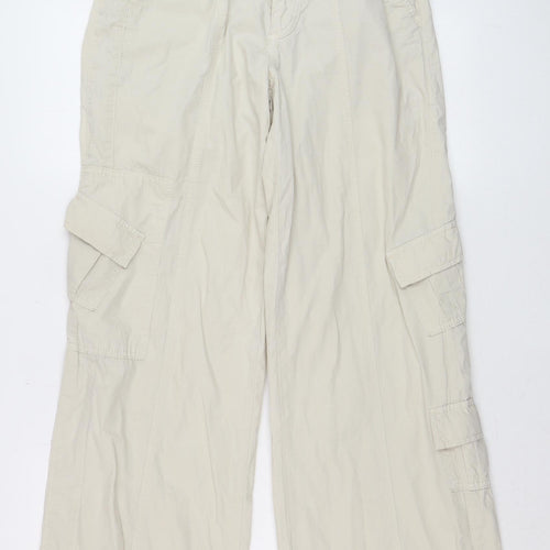 BDG Urban Outfitters Womens Beige Y2K Cargo Trousers XS
