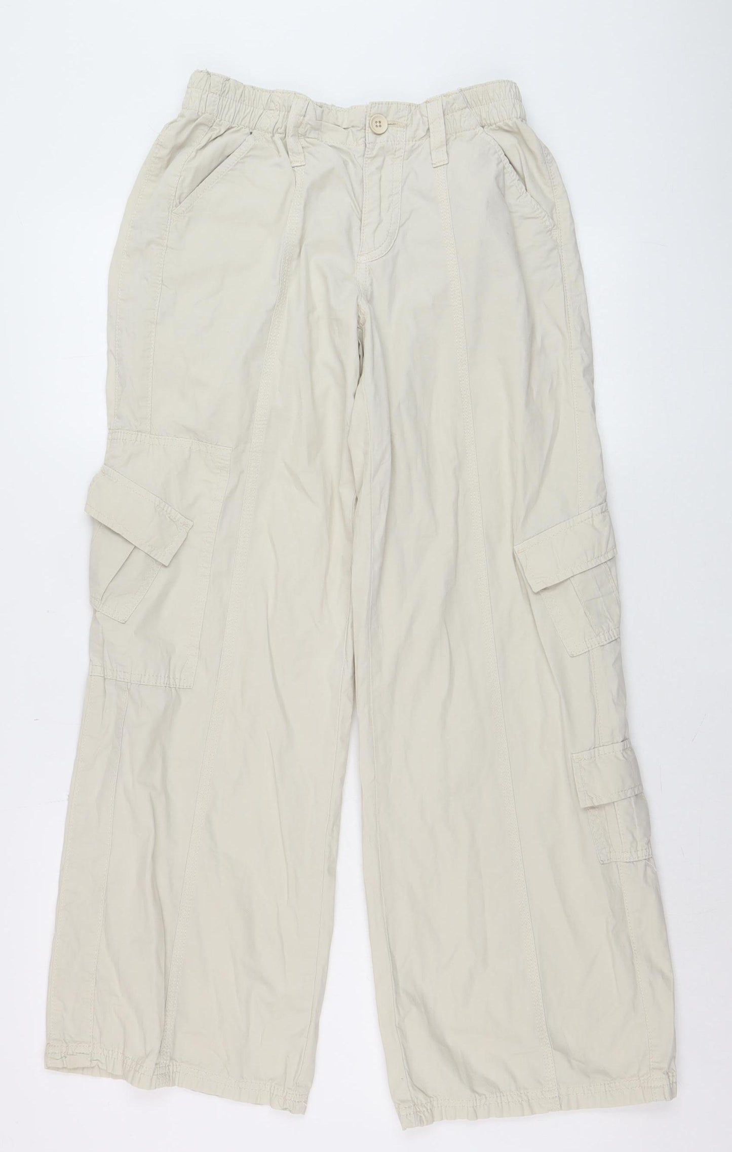 BDG Urban Outfitters Womens Beige Y2K Cargo Trousers XS