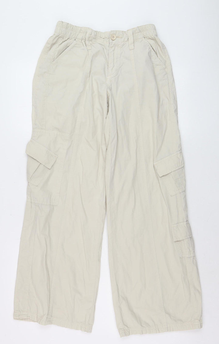 BDG Urban Outfitters Womens Beige Y2K Cargo Trousers XS