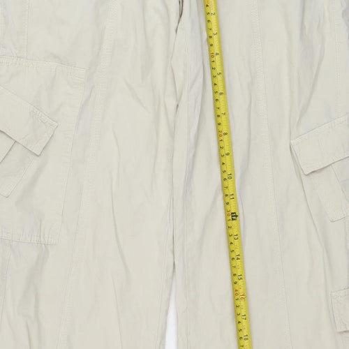 BDG Urban Outfitters Womens Beige Y2K Cargo Trousers XS