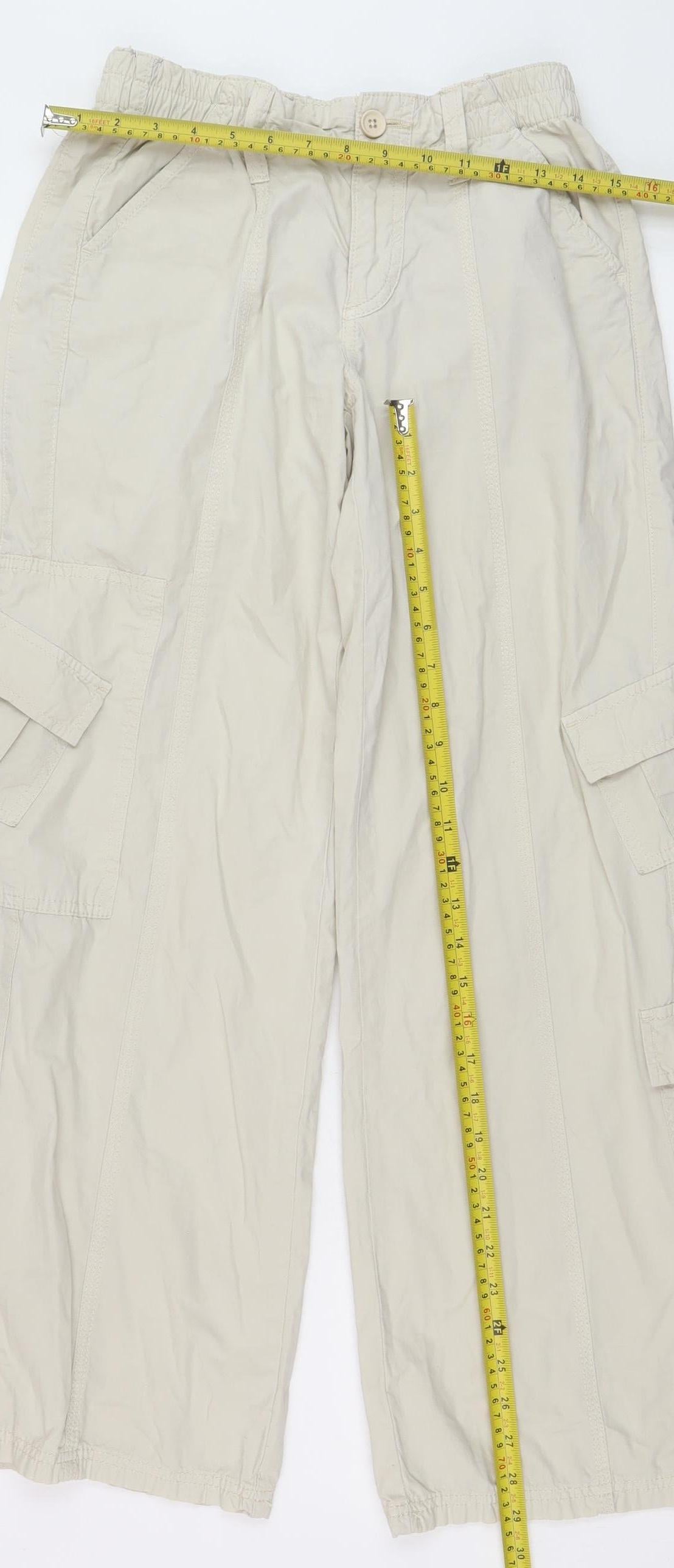 BDG Urban Outfitters Womens Beige Y2K Cargo Trousers XS