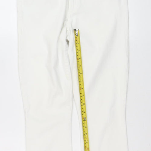 Gap Women's White True Skinny Ankle Jeans Size 10 Stretch Denim