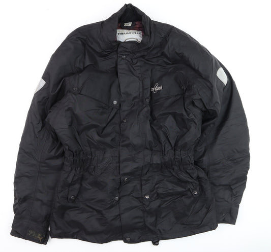 Thermo Wear Men's Black M Winter Parka Jacket Windproof Lined