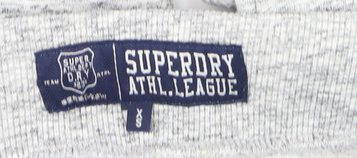 Superdry Women's Grey Jogger Sweatpants XS Drawstring Athleisure