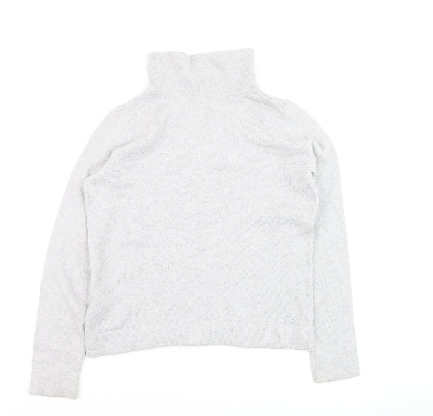 Hobbs Women’s Grey Roll Neck Cashmere Wool Jumper Size M