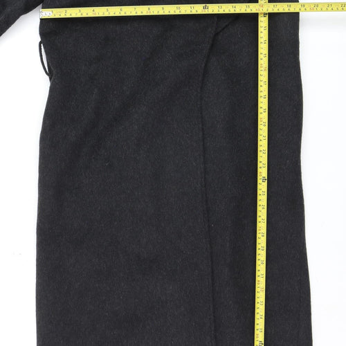 Marks and Spencer Autograph Women’s Charcoal Wool Cashmere Long Coat Size 8