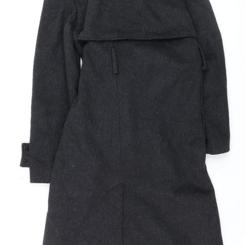 Marks and Spencer Autograph Women’s Charcoal Wool Cashmere Long Coat Size 8