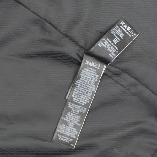 Marks and Spencer Autograph Women’s Charcoal Wool Cashmere Long Coat Size 8