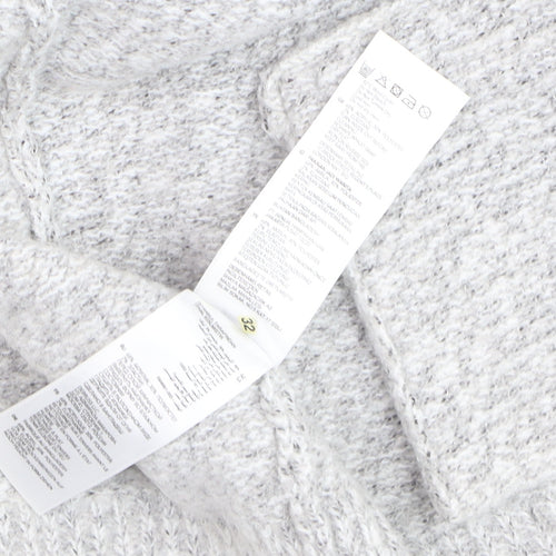 Maine New England Women’s Grey Cable-Knit Cardigan Size 16