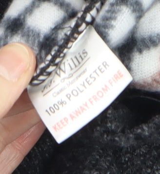 J.J. Willis Men's Grey Full Zip High Neck Lined Jumper Size M