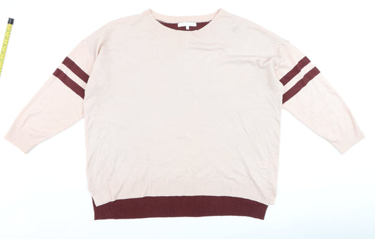 Next Women's Multicoloured XL Crew Neck Knit Pullover Jumper