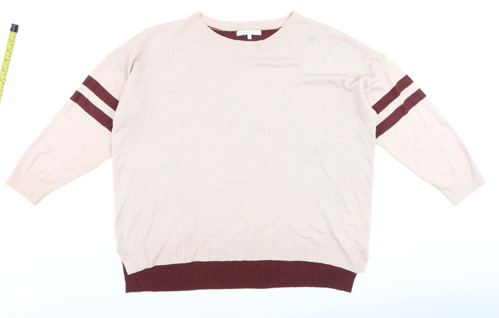 Next Women's Multicoloured XL Crew Neck Knit Pullover Jumper