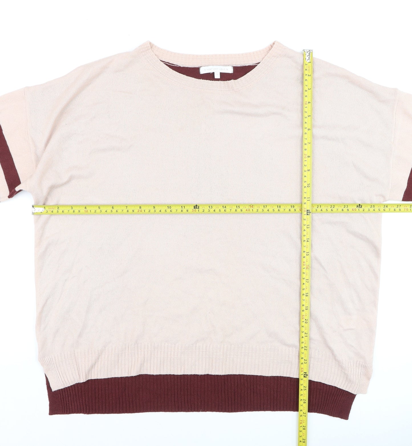 Next Women's Multicoloured XL Crew Neck Knit Pullover Jumper