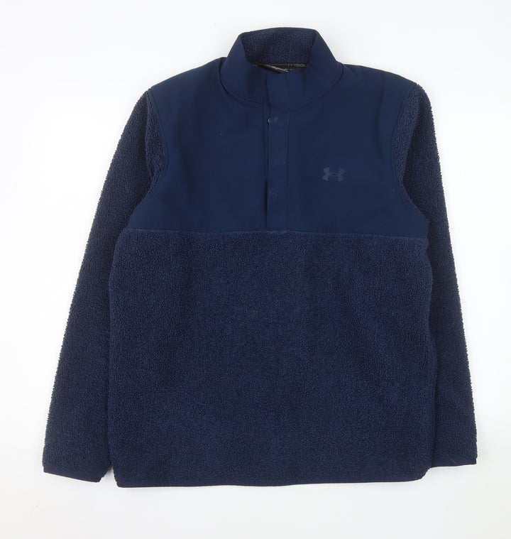 Under Armour Mens Blue Fleece Pullover Sweatshirt Size L