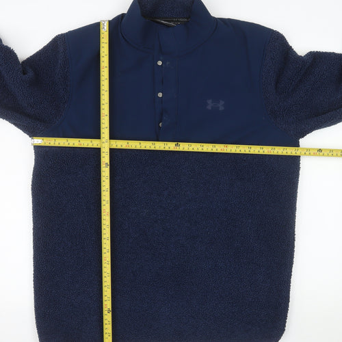 Under Armour Mens Blue Fleece Pullover Sweatshirt Size L