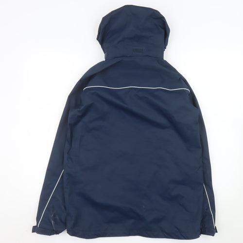 Regatta Men’s Blue Waterproof Hooded Rain Coat Jacket Size 164